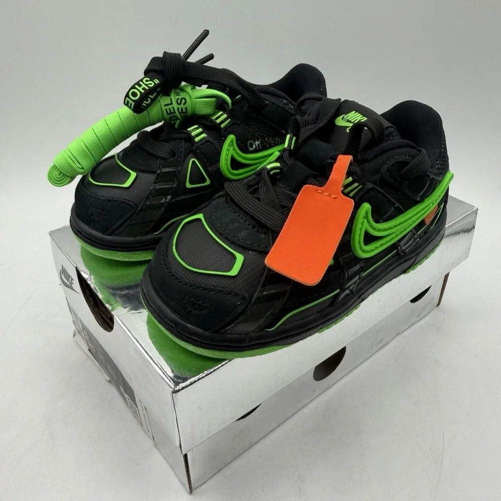 Nike X Off White Rubber Dunk OW (TD) - CW7444 001 - Size‎ 6C